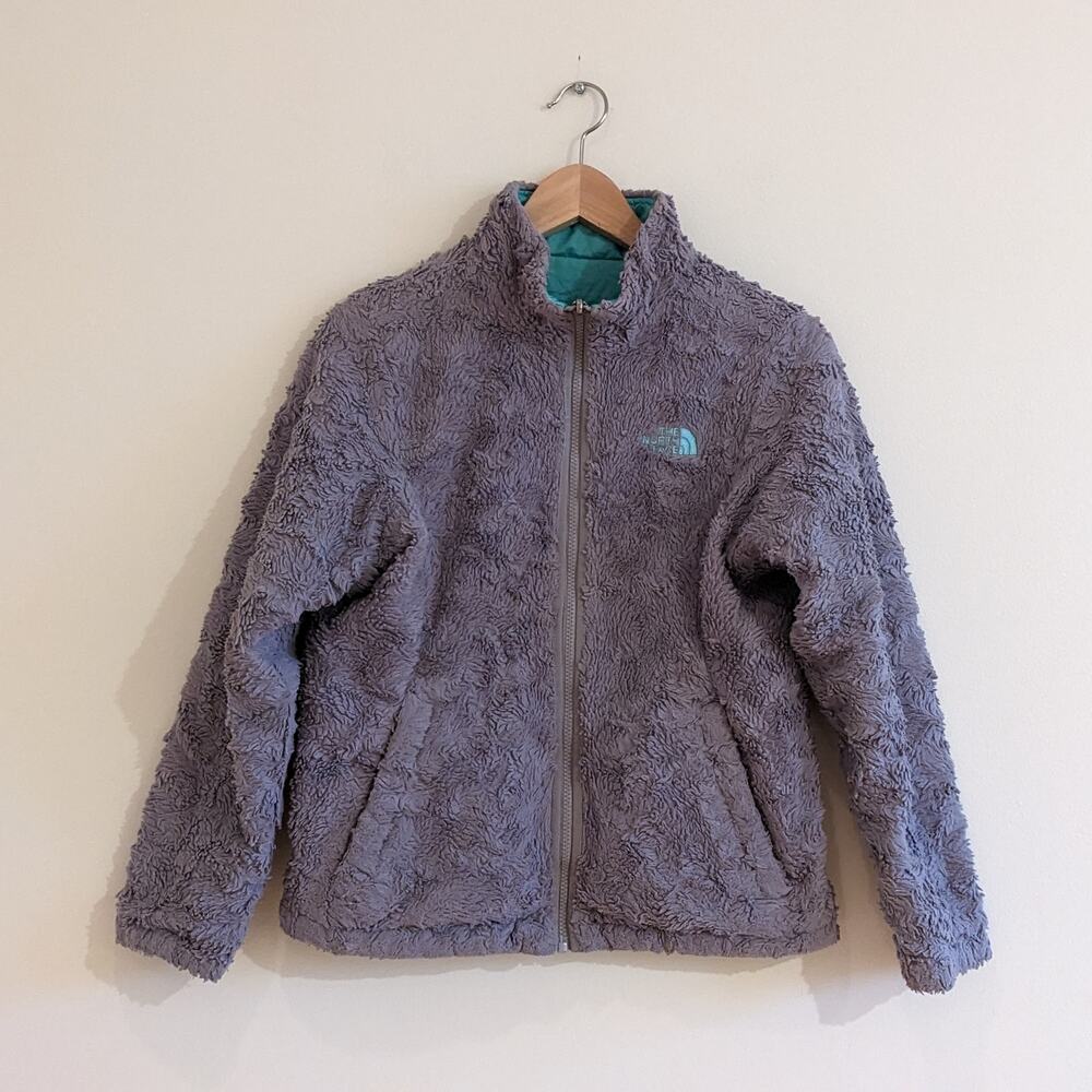 The North Face Mossbud Swirl Reversible Jacket Size L/14-16 CN01 PLAY CONDITION